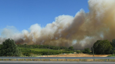Çanakkale’de korkutan yangın! Tarım arazisinde başladı, ormana sıçradı
