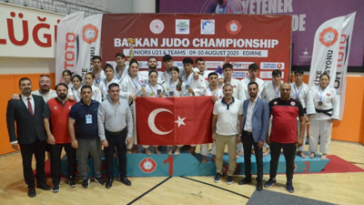 Edirne’de 21 Yaş Altı Balkan Judo Şampiyonası tamamlandı: Türkiye ikinci oldu