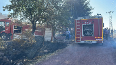 Kastamonu’da samanlık ve 30 dönüm arazi kül oldu