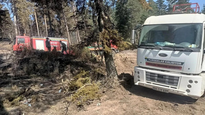 Ankara’da tarlalar ateşe verildi iddiası