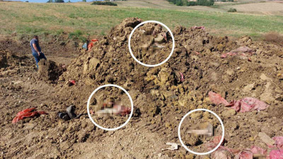 Samsun’da kazı sırasında korkunç manzara: İnsan uzuvları ortaya çıktı