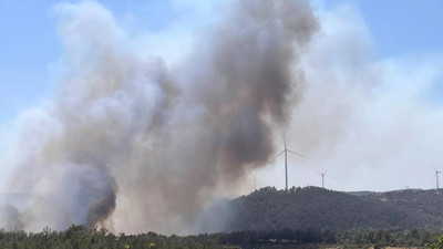 Bir yangın daha! Çanakkale'de alevler köylere ilerliyor