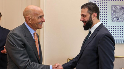 Suriye Devlet Başkanı eş-Şara, ABD'nin Suriye Özel Temsilcisi Barrack ile görüştü