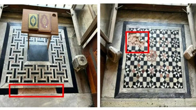 500 yıllık mirasa darbe! Süleymaniye Camii’nden tarihi taşlar çalındı