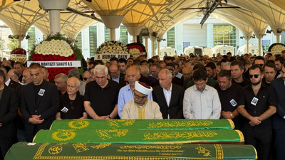 Ankara’da trafik kazasında hayatını kaybeden iş adamı Fatih Yücelik son yolculuğuna uğurlandı