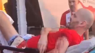 Trabzonspor deplasmanına giden Samsunspor taraftarlarına saldırı! Bir kişi ağır yaralandı