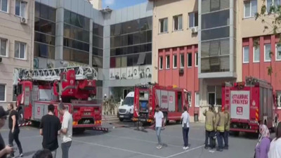 Ortaokulun bodrum katında yangın çıktı! Eğitime ara verildi