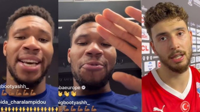 Yunan basketbolcudan skandal sözler: Türk bayrağına hakaret etti!