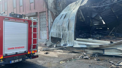 Buca’da çöp yangını sanayiyi kül etti! 30 milyon lira zarar, esnaf belediyeye isyan etti