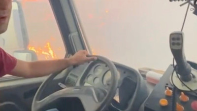 Çanakkale’de korku dolu anlar: İşçiler alevlerin arasında kaldı