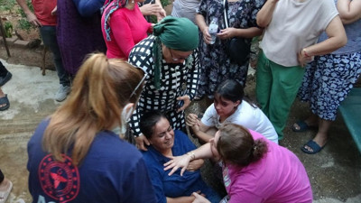 Antalya’da dehşet anları! Evini alevler içinde buldu, kızını son anda kurtardı