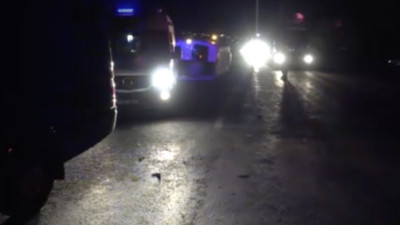 Lastiği patlayan araç midibüse çarptı: 13’ü öğrenci 14 yaralı