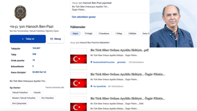 Türk hackerlar harekete geçti! O Yahudi tarihçinin hesabını ‘hackle’diler