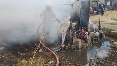 Hatay’da depremzede ailenin kaldığı konteynerde yangın! 1 yaşındaki bebek hayatını kaybetti