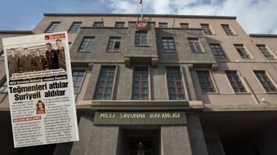 Milli Savunma Bakanlığı’ndan Sözcü’nün haberine tekzip: TSK’yı yıpratmaya yönelik olduğu aşikârdır