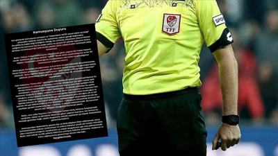 Bahis oynadığı gerekçesiyle PFDK’ya sevk edilen 152 hakem ortak açıklama yaptı