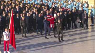 Cumhurbaşkanı Erdoğan ve devlet erkanı Anıtkabir’de Atatürk’ü andı