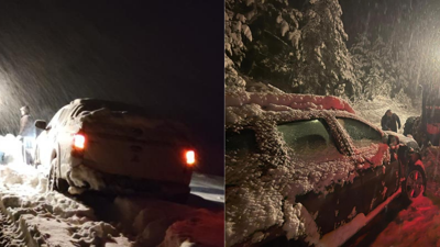 Ordu’da kar yağışıyla yollar beyaza büründü! Ekipler gece boyunca çalıştı