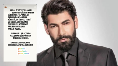 Tolga Yüce’den Zerhun dizisiyle ilgili şok iddialar: Şiddet ve tehdit nedeniyle projeden ayrıldı