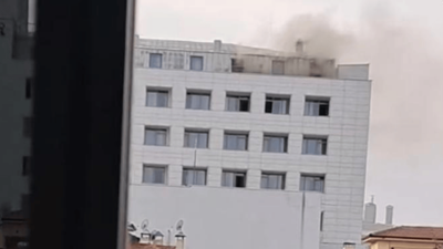 Eskişehir’de otelde yangın paniği! 152 kişi tahliye edildi!