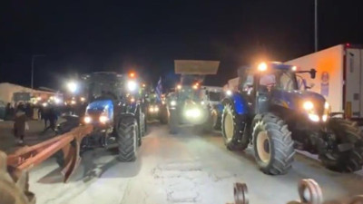 Yunan çiftçilerin protestosu Türkiye sınır kapısını felç etti: Tırlara 24 saatlik yasak geldi