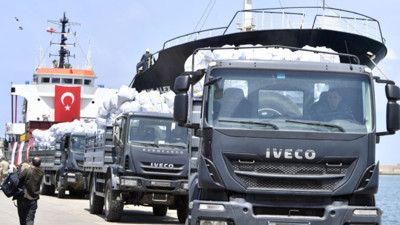 Türkiye'den, Lübnan'a 730 tonluk insani yardım