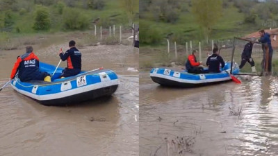 Tokat'ı sağanak vurdu! Mahsur kalan vatandaşlar botlarla tahliye edildi