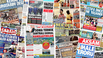 Gazete manşetleri 20 Haziran Cumartesi