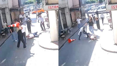 Taciz iddiası mahalleyi karıştırdı! Sokak ortasında tekme, yumruk ve bıçaklı saldırı