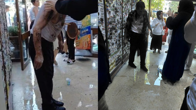 Bursa'da korku dolu anlar! Lavabo giderine dökülen kimyasal madde patladı