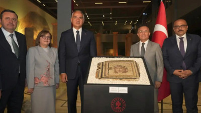 ABD'den iade edilen Zeugma mozaik paneli evine kavuştu