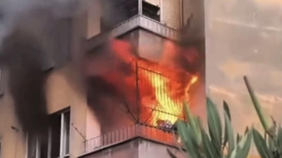 Gaziantep'te apartman yangını! 91 yaşındaki kadın hayatını kaybetti
