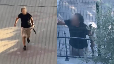 İzmir'de sokak ortasında pompalı tüfek dehşeti! “Çık dışarı, sana sıkacağım”