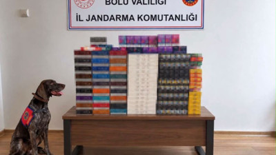 Bolu'da otobüs aramasında 760 bin TL'lik kaçak sigara ve elektronik sigara ele geçirildi