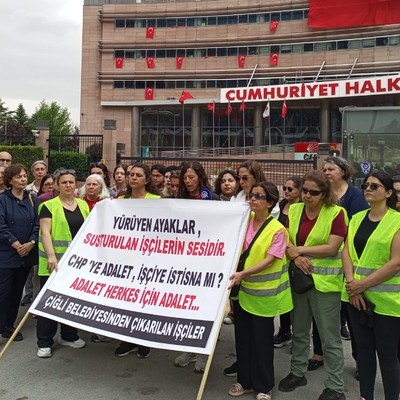 Çiğli'den Ankara'ya yürüdüler
