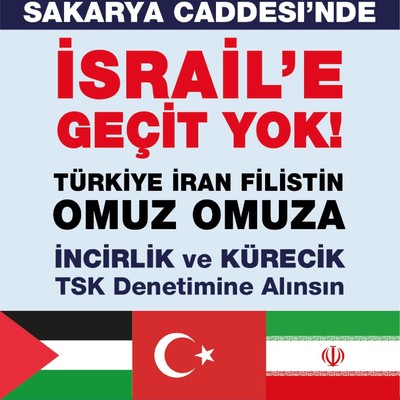Vatan Partisi'nden İsrail’e karşı eylem