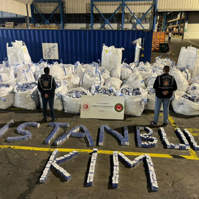 94 milyon liralık kaçak sigara ele geçirildi