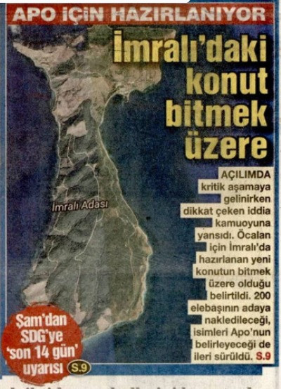 Sözcü’ye bir yalanlama daha: Öcalan için villa yapılıyor iddiasına yanıt geldi - Resim : 1