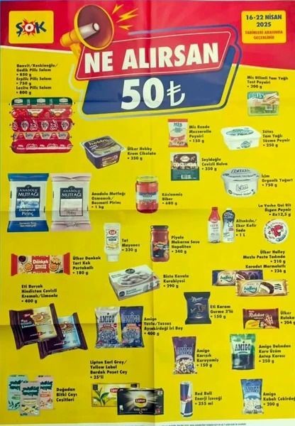 ŞOK market duyurdu: 16 Nisan'da ne alırsan 50 TL! - Resim: 6