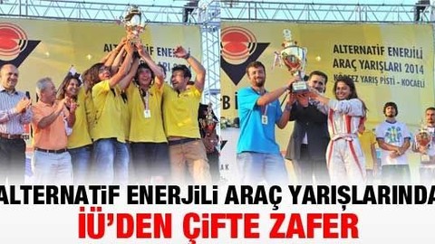 Alternatif enerjili araç yarışlarında İÜ’den çifte zafer