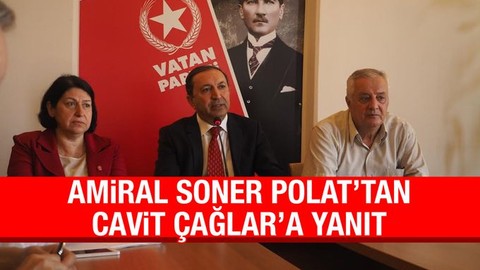 Amiral Soner Polat'tan Cavit Çağlar'a yanıt