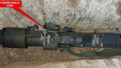 İçişleri Bakanlığı: Bestler Dereler'de Rus menşei hava savunma füzesi ele geçirildi!