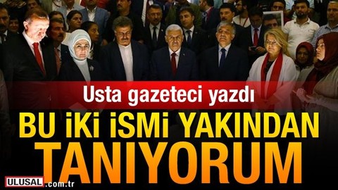 Aydınlık gazetesi yazarı Sabahattin Önkibar yazdı: Bu iki ismi yakından tanıyorum
