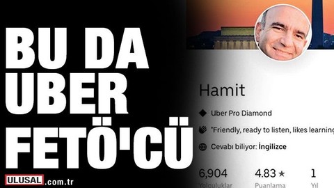 Uber FETÖ: Zaman'ın firari eski genel yayın yönetmeni Abdülhamit Bilici, ABD'de Uber taksi sürücülüğü yapıyor