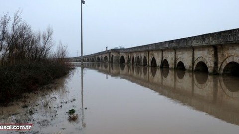 Ergene Nehri'nin debisi 2 kat arttı: Alarm "turuncu"ya çıktı