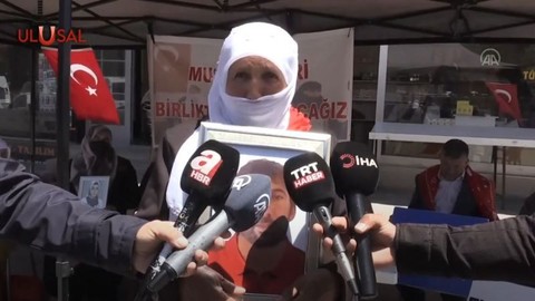 Muş'ta evlat nöbeti