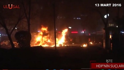 Kızılay'da düzenlenen bombalı saldırıda 37 kişi katledildi