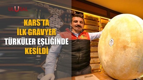 Kars’ta ilk gravyer türküler eşliğinde kesildi