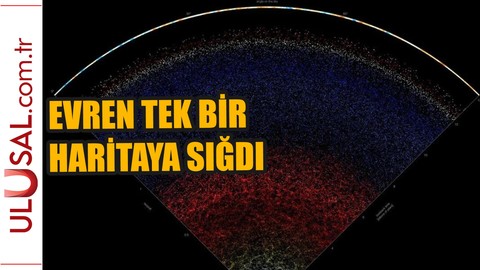 Evren tek bir haritaya sığdırıldı