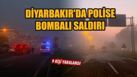 Diyarbakır'da polise bombalı saldırı